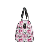 Yorkshire Terrier Pattern Print Design 03 Travel Bag
