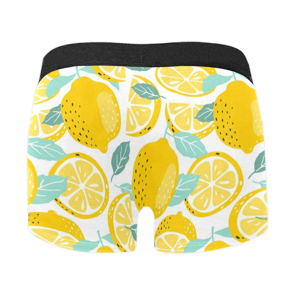 lemon design pattern Men's All Over Print Boxer Briefs Men's Underwear