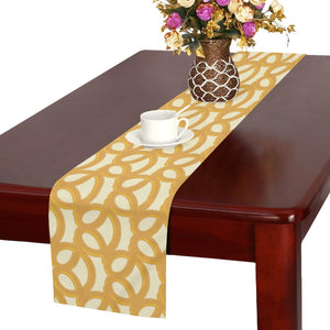 Pretzels Pattern Print Design 01 Table Runner