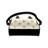 Bee honeycomb seamless design pattern Shoulder Handbag