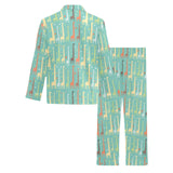 Giraffe Pattern Print Design 01 Men's Long Pajama Set