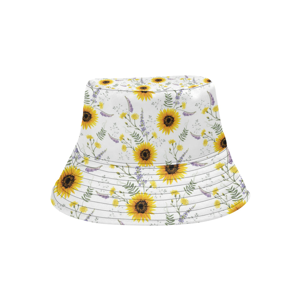 beautiful sunflowers pattern Unisex Bucket Hat