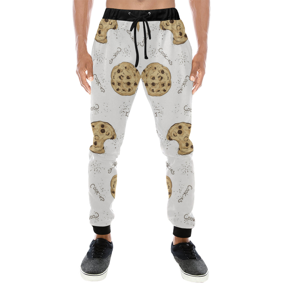 Sketch style cookie pattern Unisex Casual Sweatpants