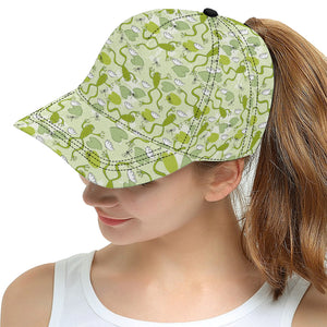 Cute frog dragonfly pattern All Over Print Snapback Cap