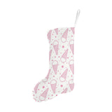 Hand drawn ice cream pattern Christmas Stocking