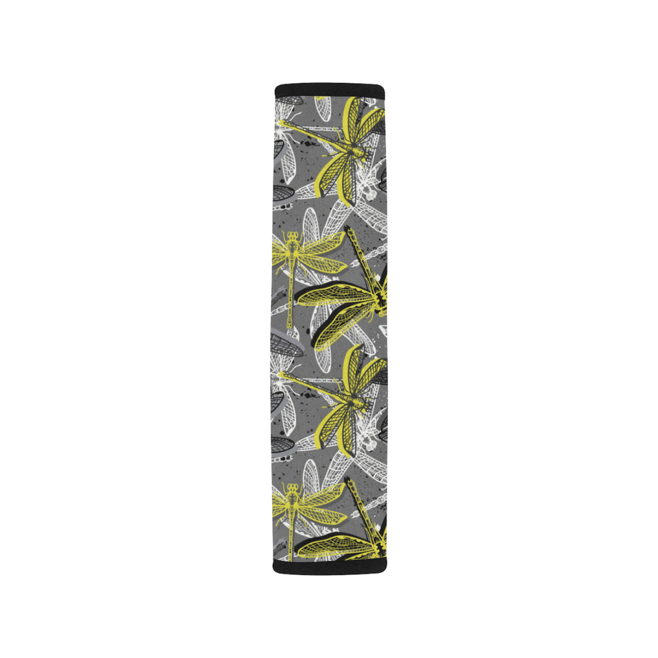 Hand drawn dragonfly pattern Car Seat Belt Cover