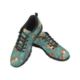 cute brown sea otters ornamental seaweed corals gr Women's Sneaker Shoes