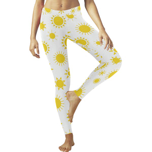 Sun pattern Women's Legging Fulfilled In US