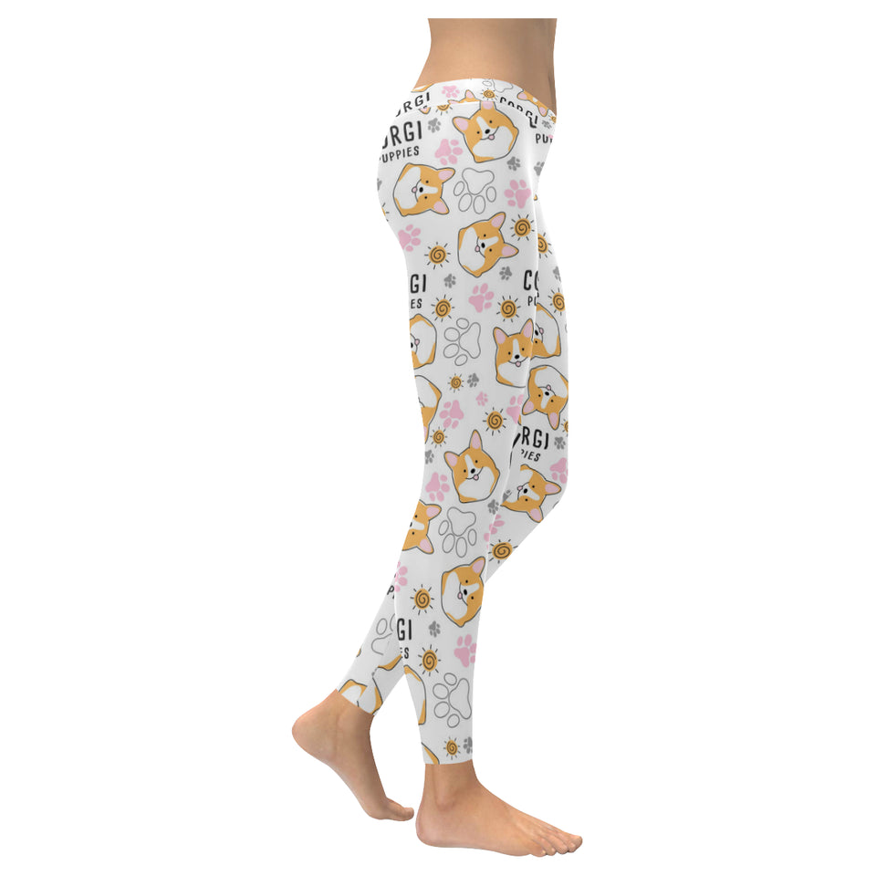 Corgi Dog Pattern Women's Legging Fulfilled In US