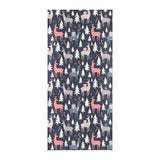 Deers Winter Christmas pattern Beach Towel