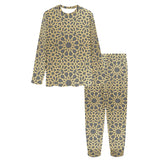 arabic star gold pattern Women's All Over Print Pajama Set