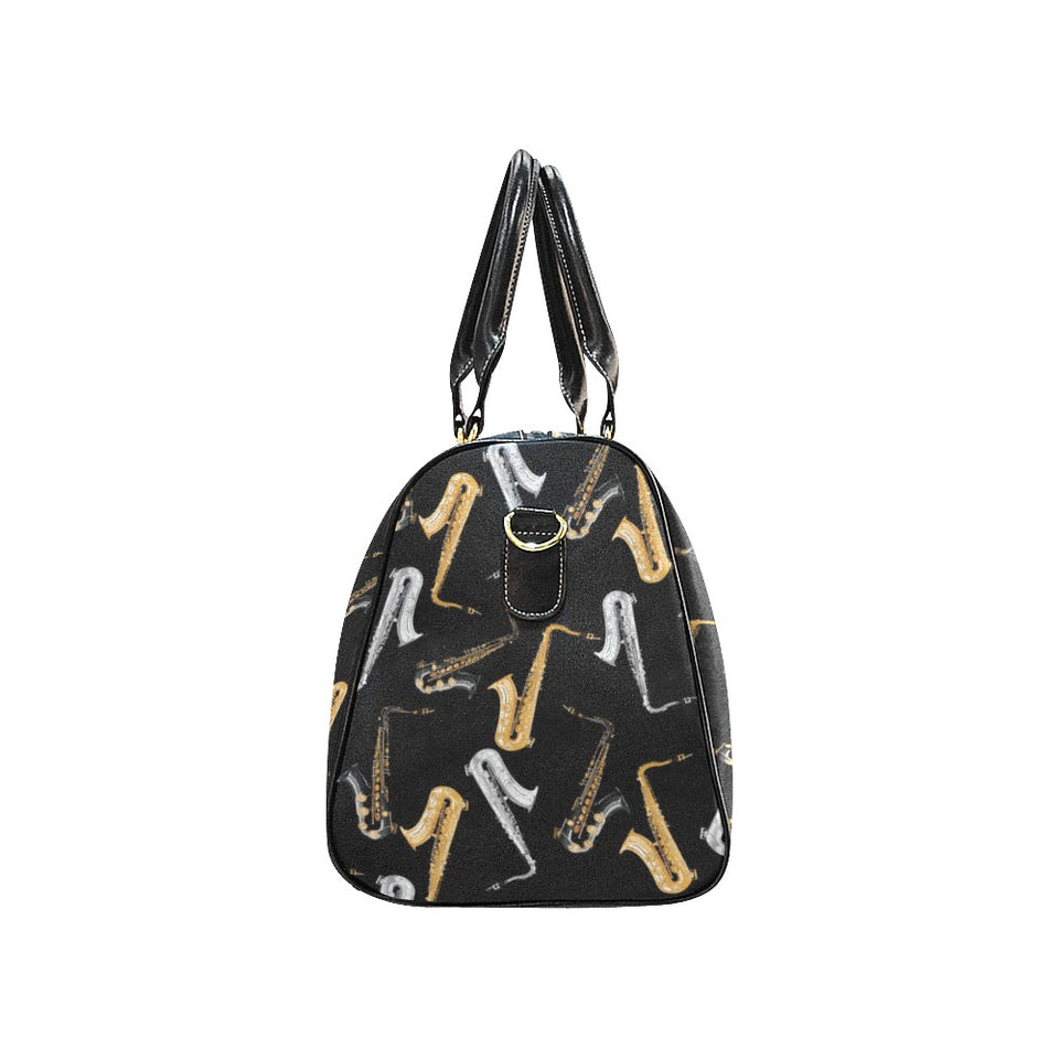 saxophone design pattern Travel Bag
