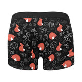 fox sleeping fox pattern Men's All Over Print Boxer Briefs Men's Underwear