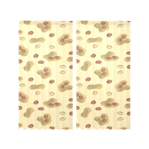 peanuts design pattern Gauze Curtain