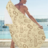 hand drawn peanuts pattern Beach Towel