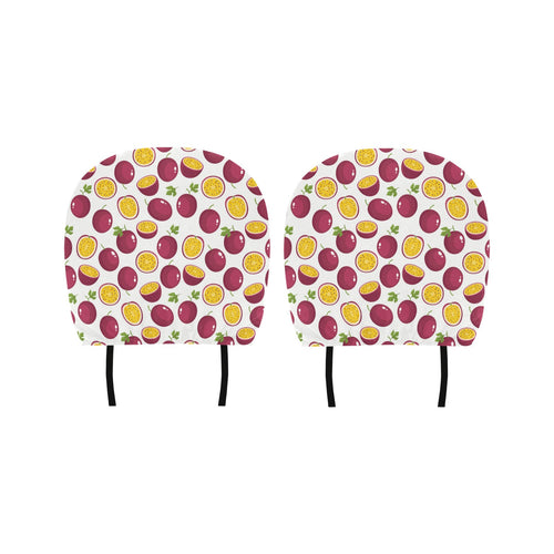 Passion fruit design pattern Car Headrest Cover