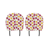 Passion fruit design pattern Car Headrest Cover