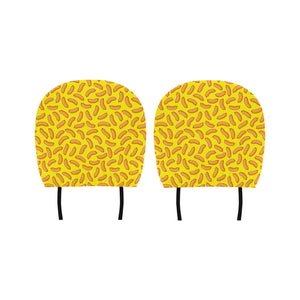 Sausage Pattern Print Design 01 Car Headrest Cover