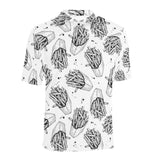 Hand drawn french fries pattern Men's All Over Print Polo Shirt