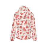 Watermelon pattern Women's Padded Hooded Jacket