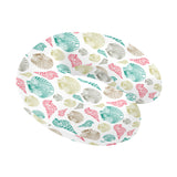Colorful shell pattern U-Shaped Travel Neck Pillow