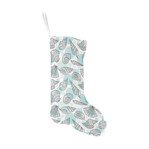 Shell polynesian tribal Christmas Stocking