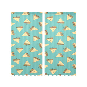 Sandwich Pattern Print Design 03 Gauze Curtain