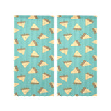 Sandwich Pattern Print Design 03 Gauze Curtain
