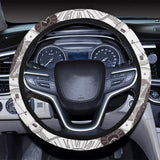 Classic vintage clock pattern Car Steering Wheel Cover