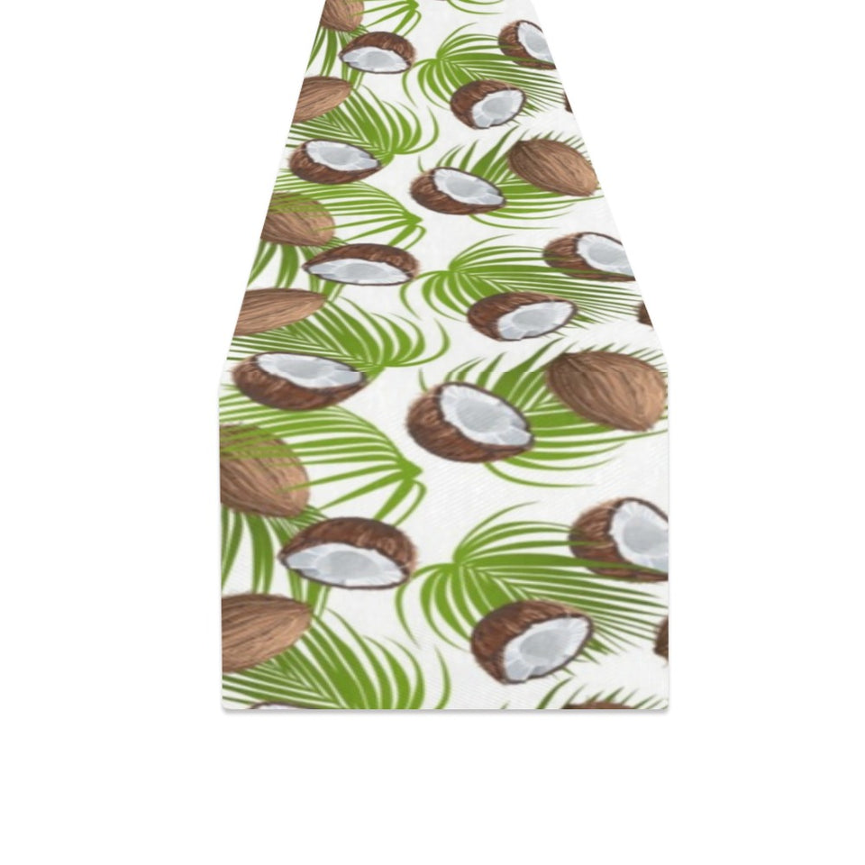 Coconut Pattern Print Design 04 Table Runner