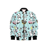 Cute baby panda pattern Kids' Boys' Girls' Bomber Jacket