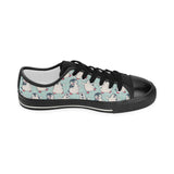 Cute Penguin pattern Kids' Boys' Girls' Low Top Canvas Shoes Black