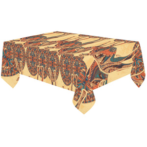 Camel polynesian tribal design pattern Tablecloth
