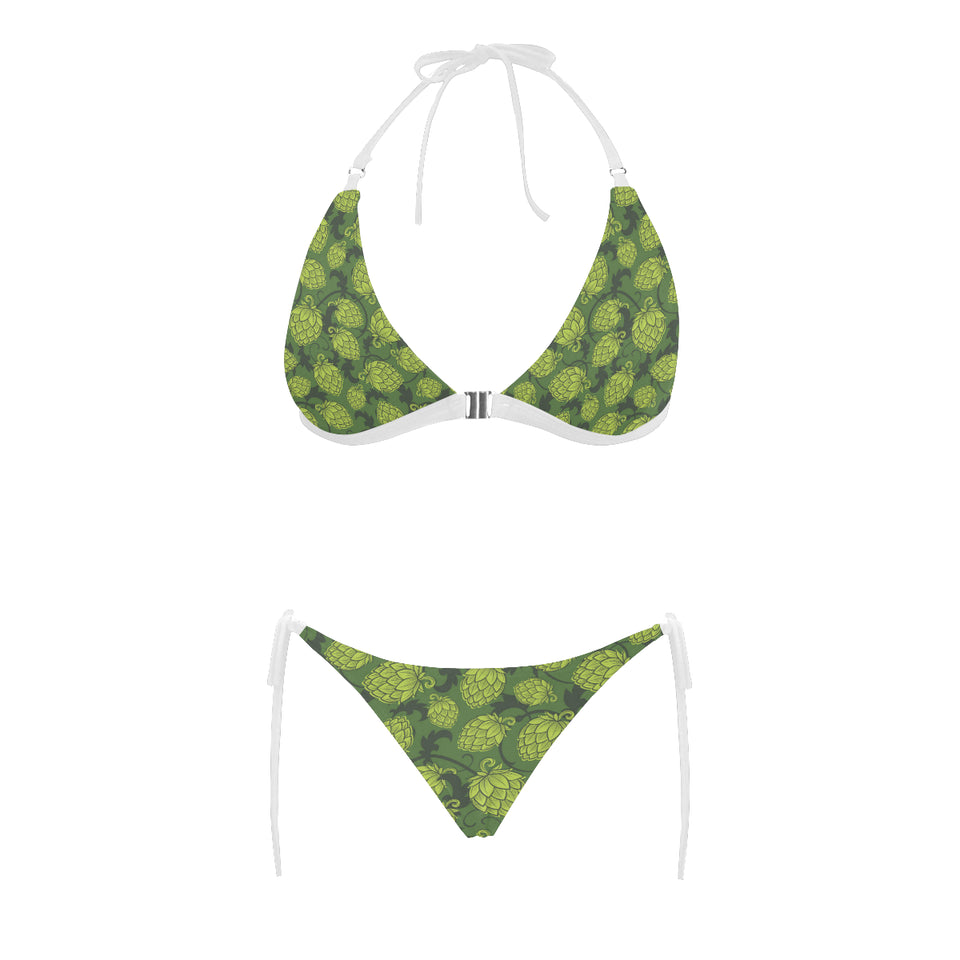 Hop pattern Hop cone background Sexy Bikinis Two-Piece Swimsuits