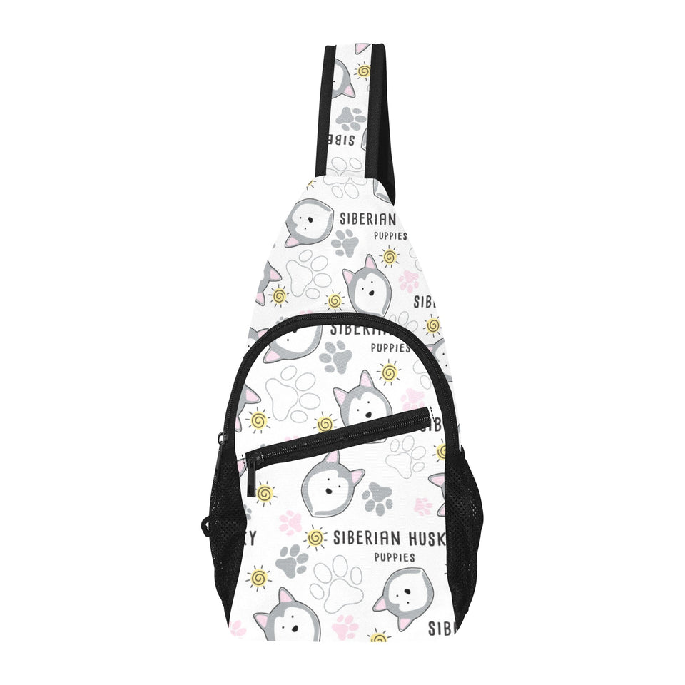 Siberian Husky design pattern All Over Print Chest Bag
