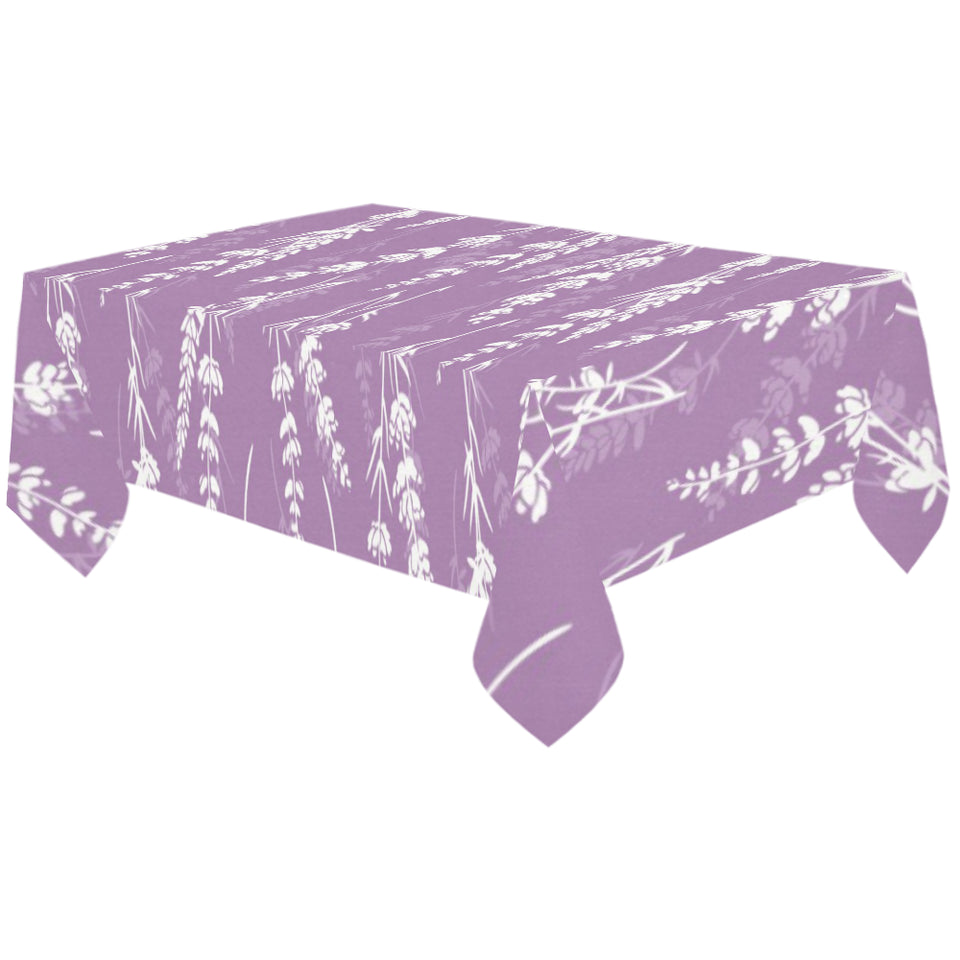 Lavender flowers purple pattern Tablecloth