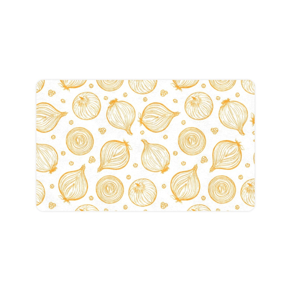 hand drawn onion pattern Doormat