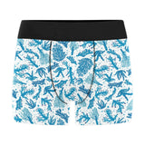 Coral Reef Pattern Print Design 01 Men's All Over Print Boxer Briefs Men's Underwear