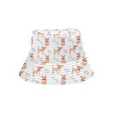 Chihuahua bone paw pattern Unisex Bucket Hat