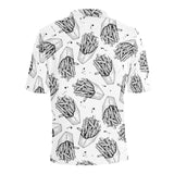 Hand drawn french fries pattern Men's All Over Print Polo Shirt