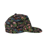 Dragons flower pattern All Over Print Snapback Cap