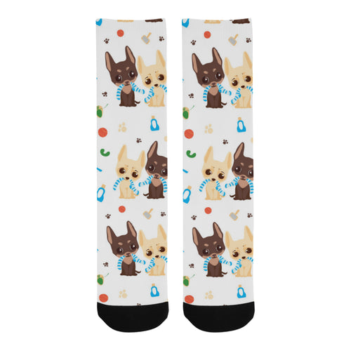 Cute Chihuahua dog pattern Crew Socks