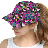 heart dot wave star creative design pattern All Over Print Snapback Cap