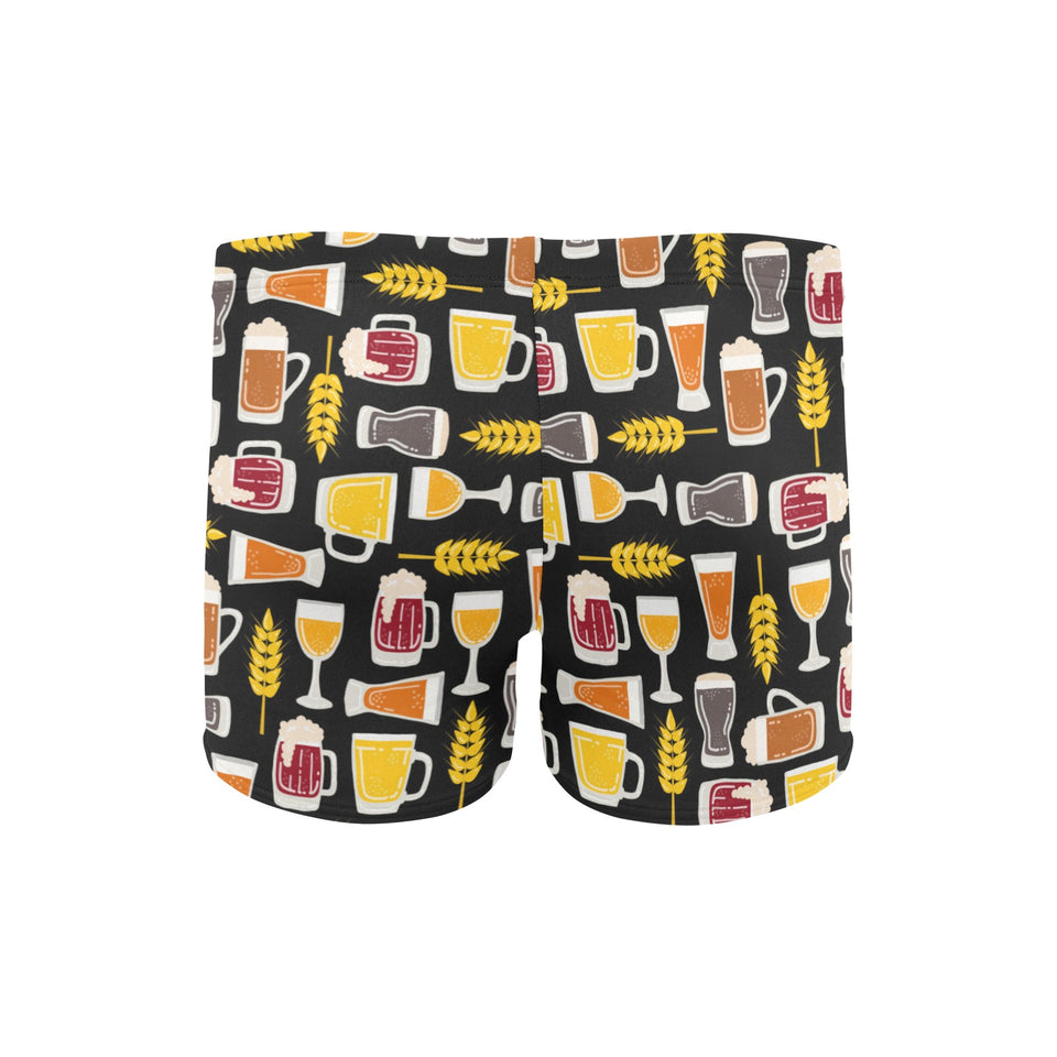 Beer type pattern Men's Swimming Trunks