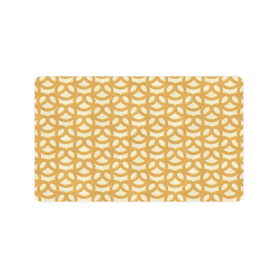 Pretzels Pattern Print Design 01 Doormat