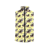 Ostrich Pattern Print Design 04 Men's Padded Vest