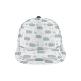 cute rhino heart pattern All Over Print Snapback Cap