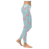 Cute cow flower pattern Women's Legging Fulfilled In US