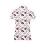 Pretzels Pattern Print Design 04 Women's All Over Print Polo Shirt