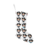 Cute ninja design pattern Christmas Stocking